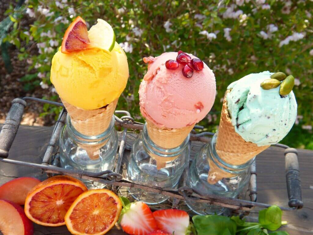 ice cream cones