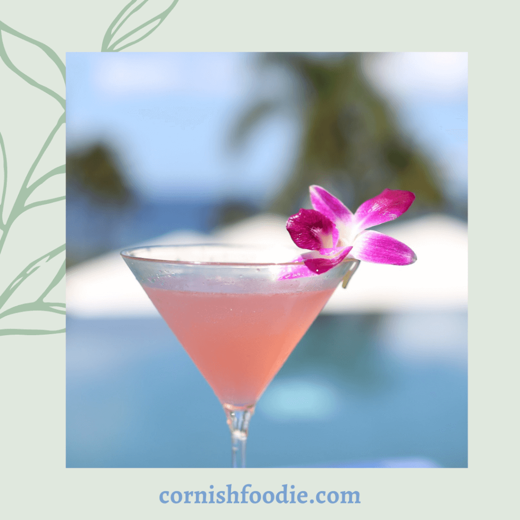 pink cocktail